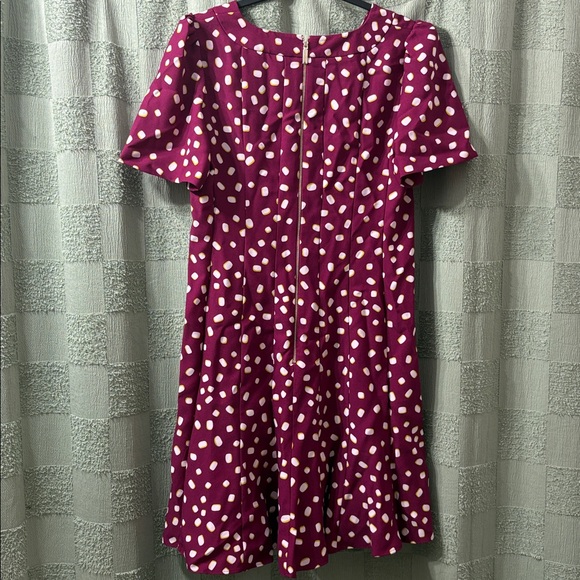 Kate Spade Magenta and Yellow Dot Dress - Picture 9 of 10